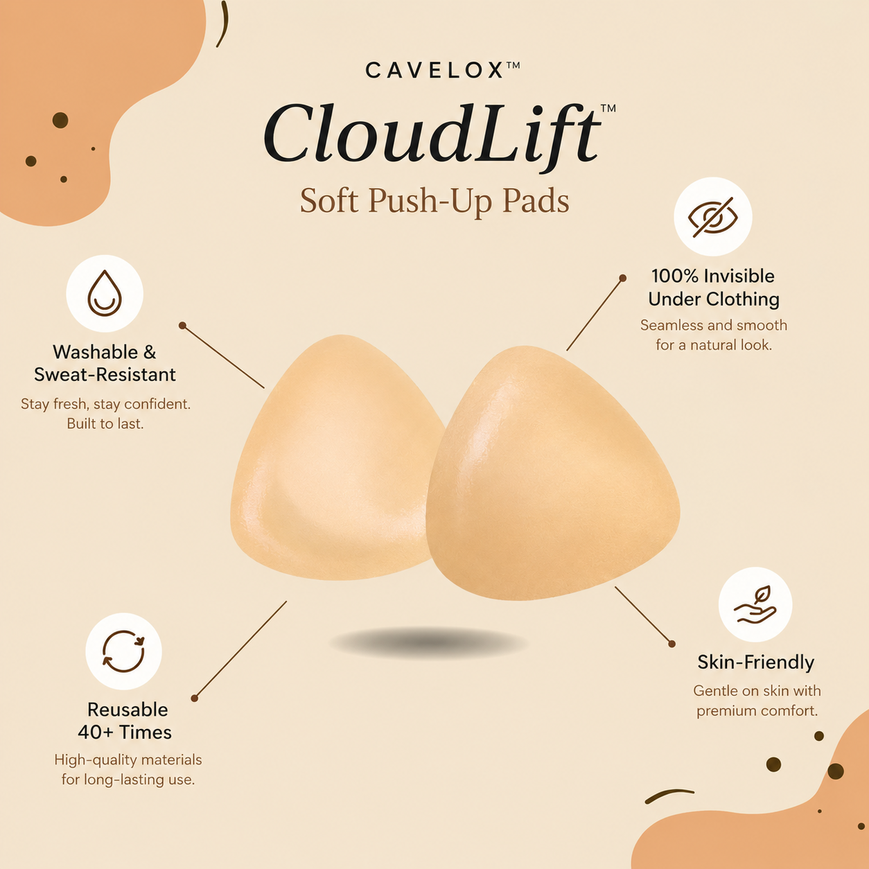 CloudLift — Soft Push-Up Pads